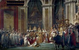 Sacre de l'empereur Napoléon et couronnement de l'impératrice Joséphine.