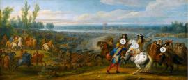 Le Passage du Rhin, 12 juin 1672 [les personnages].