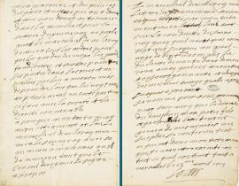 Premier codicille du testament olographe de Louis XIV