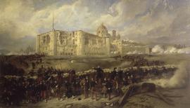 Siège de Puebla, prise du fort San Xavier