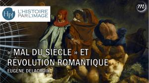 DANTE ET VIRGILE DIT AUSSI LA BARQUE DE DANTE. Auteur : DELACROIX Eugène
