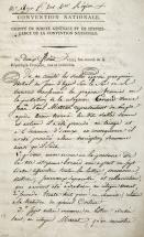 Inventaire des papiers en la possession de la veuve Marat par le Comité de Sûreté générale.