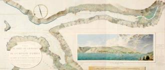 Plan du port de Gravosa et de la rivière d'Ombla levé en 1809