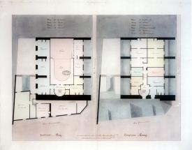 Plan des 4e et 5e étages, n° 12, rue Transnonain.