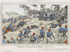 Guerre libératrice de 1914 - Épisode de la bataille de la Marne. 6-14 septembre 1914.