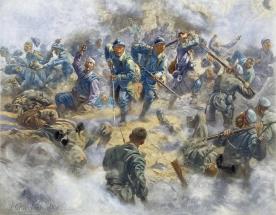 Reprise du Fort de Douaumont par l'infanterie française