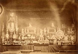 Présentation des oeuvres de Froment-Meurice à l'Exposition de 1849.