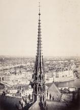 Paris, Flèche de Notre-Dame, en plomb et cuivre martelé, Viollet le Duc.