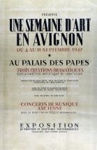Affiche pour le Festival d'Avignon