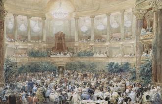Souper à Versailles en l'honneur de la reine d'Angleterre, le 25 août 1855.