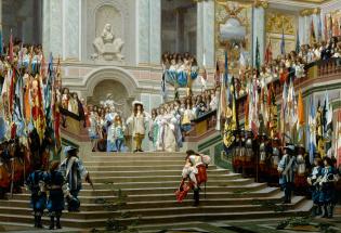 Réception du Grand Condé par Louis XIV