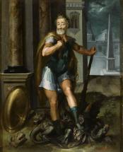 Portrait d'henri IV en Hercule terrassant l'hydre de Lerne
