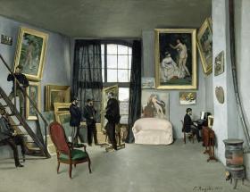 L'Atelier de Bazille, 9 rue de la Condamine à Paris.