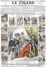 La République devant les élections. Supplément du Figaro daté du 30 mars 1889, p.1.