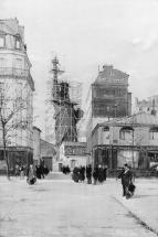 La Statue de la Liberté de Bartholdi, dans l'atelier du fondeur Gayet, rue de Chazelles.