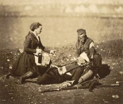Le Zouave blessé. Crimée, le 29 février 1855.
