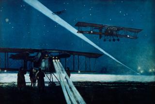 Retour d'un vol de nuit sur avions