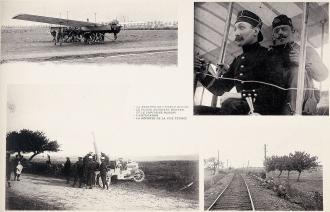 La première utilisation des aéroplanes lors des manœuvres de Picardie de 1910. Planche 10.