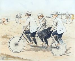 Cyclisme, triplette à deux roues
