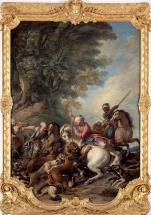 La chasse du lion.