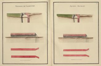 Deux plans d'ouvrages d'art de la généralité de Moulins