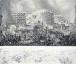 23 juin 1848, prise de la barricade de la rue Fontaine au Roi et du faubourg du Temple.