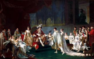 Mariage du prince Jérôme Bonaparte et de la Princesse Frédérique Catherine de Wurtemberg.