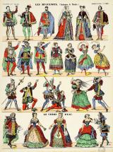 Les Huguenots - Le Verre d'Eau, costumes de théâtre.