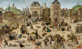 près du Louvre, un massacre de protestants