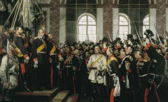 Proclamation de l'empire allemand le 18 janvier 1871