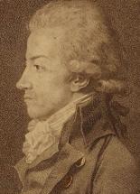 portrait d'Antoine Barnave de profil