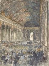 Signature du Traité de Paix de Versailles dans la Galerie des Glaces le 28 juin 1919