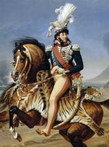 Portrait d'un homme en uniforme à cheval