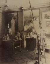 Intérieur de Mr F., négociant, rue Montaigne - Atelier de Madame, sculpteur amateur 