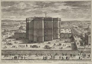 L'Observatoire de Paris, vue du côté du faubourg de Saint-Jacques