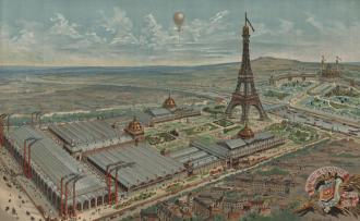 Vue générale de l'Exposition universelle de Paris, 1889