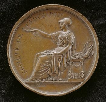 Médaille dédicacée à René Caillié - 