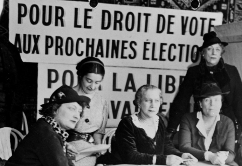 Le combat pour le vote des femmes