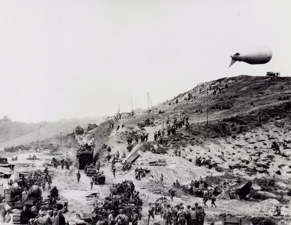 American move up in Normandy.