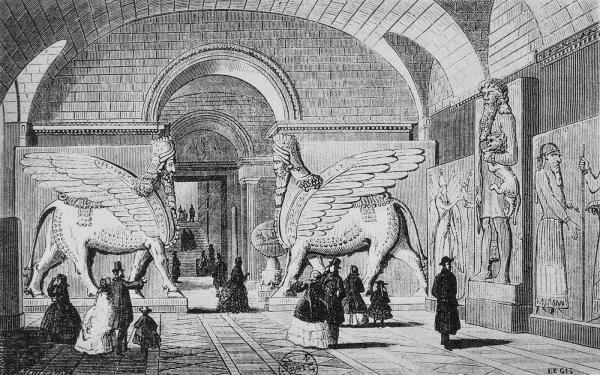 La grande salle assyrienne.