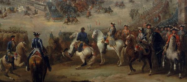 La bataille de Fontenoy, le 11 mai 1745 (détail).