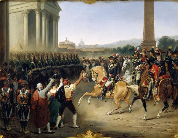 Entrée de l'armée française à Rome (15 février 1798).