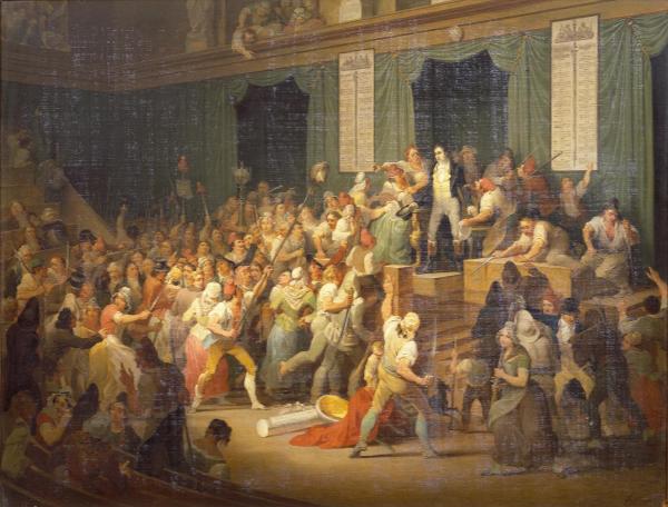 Boissy d'anglas salue la tête du député Féraud à la Convention nationale, 20 mai 1795