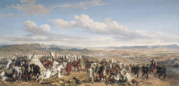 La bataille d'Isly. 14 août 1844.