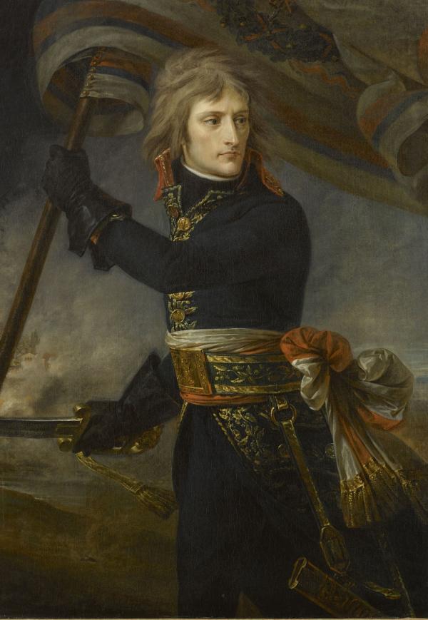 Bonaparte au pont d'Arcole (17 Novembre 1796).