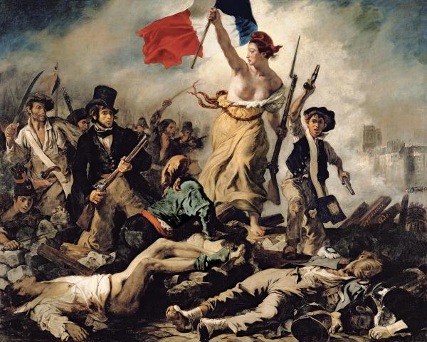 La Liberté guidant le peuple (28 juillet 1830).