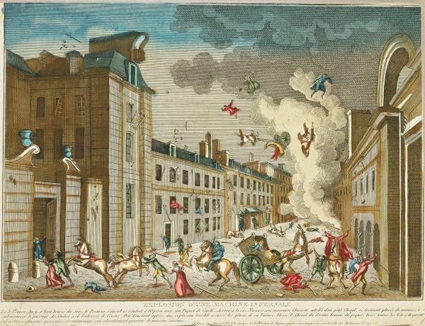 Attentat de la rue Saint-Nicaise à Paris contre le 1er consul, le 3 nivôse au 9 (24 décembre 1800).