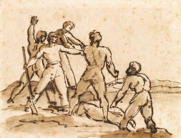 Assassinat de Fualdès le 19 mars 1817 : translation du cadavre.