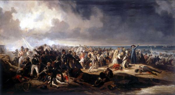 Combat de Quiberon en 1795.