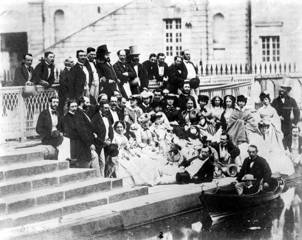 La Cour Impériale à Fontainebleau, le 24 juin 1860.